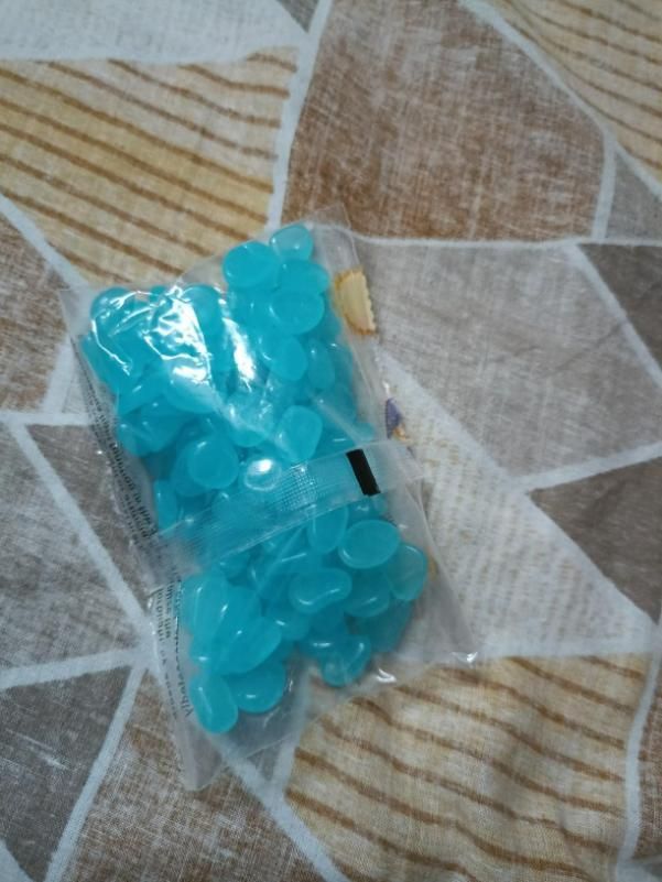 Multi-color glow stones used for home and garden decoration with luminous effect