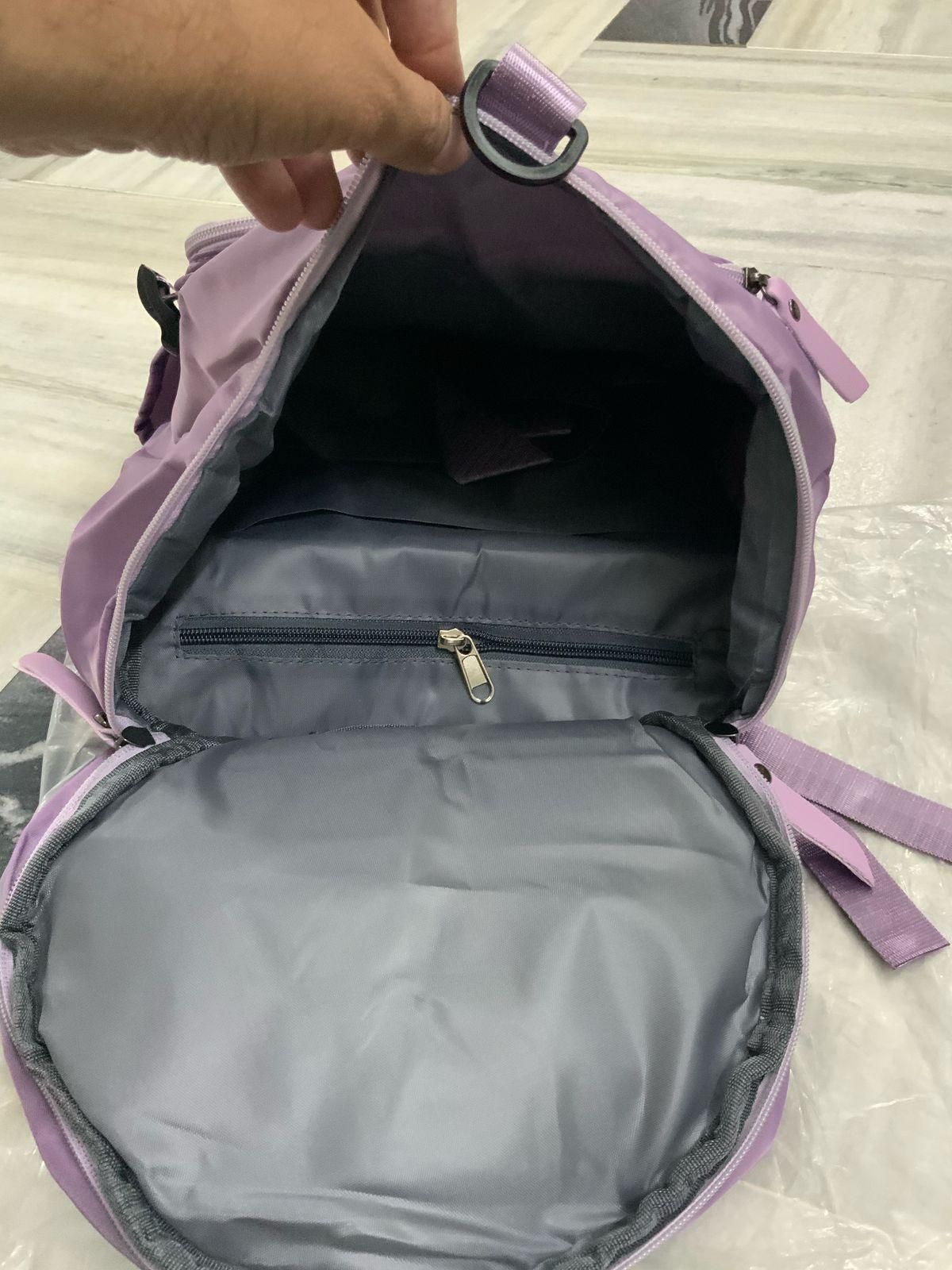 Lightweight outdoor travel bag with multiple compartments for easy organization
