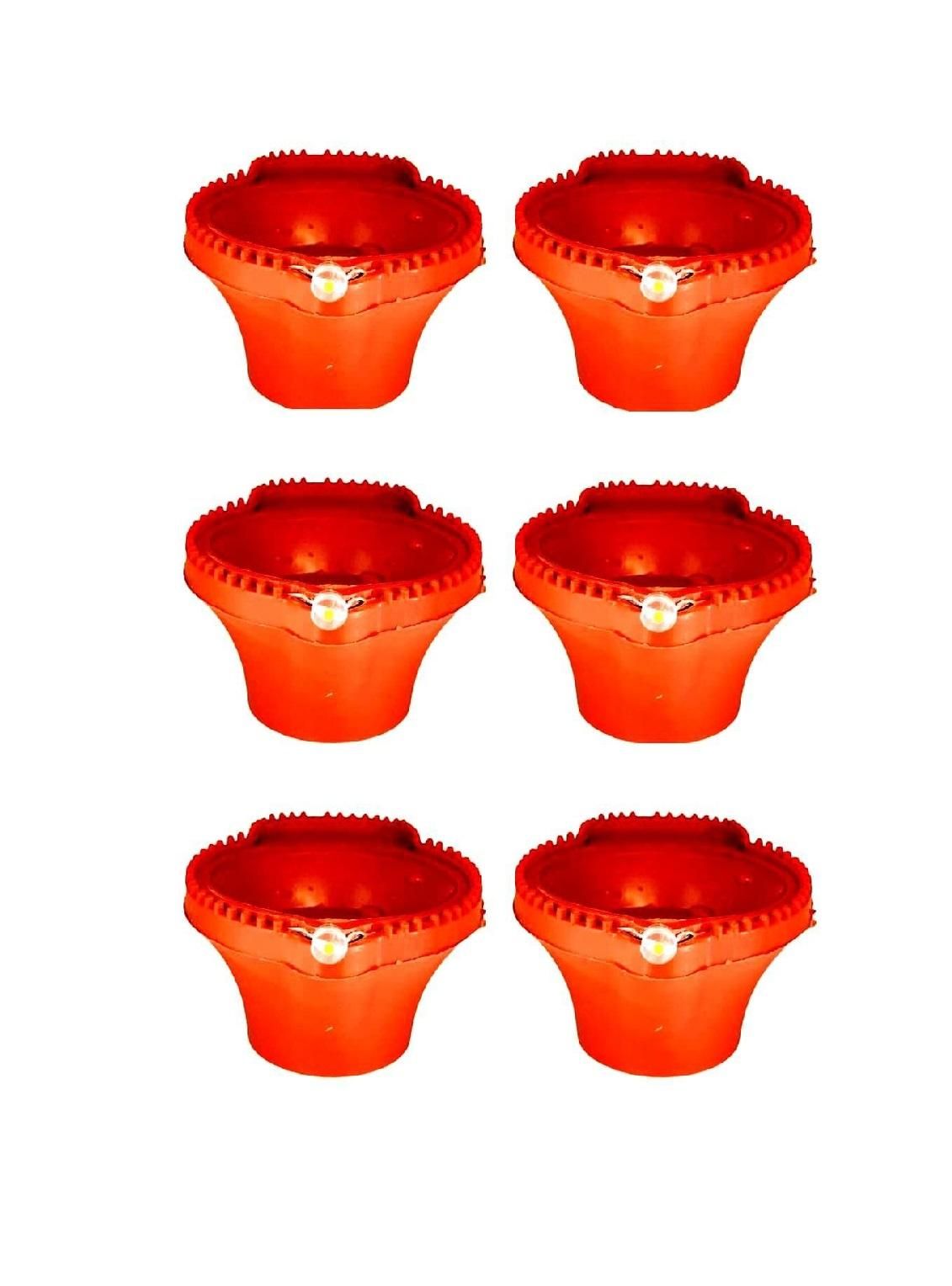 LED Light Water Sensor Diyas Plastic with, Ambient Lights, (Pack of 6/12/18/24