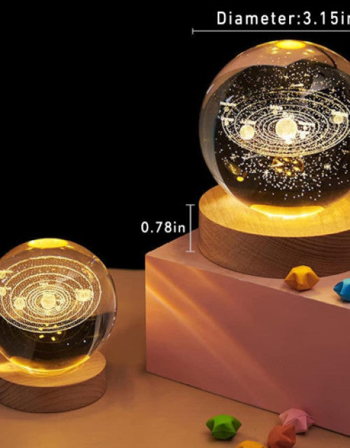 Premium Quality Crystal Ball LED Base Multi Color Light Effects