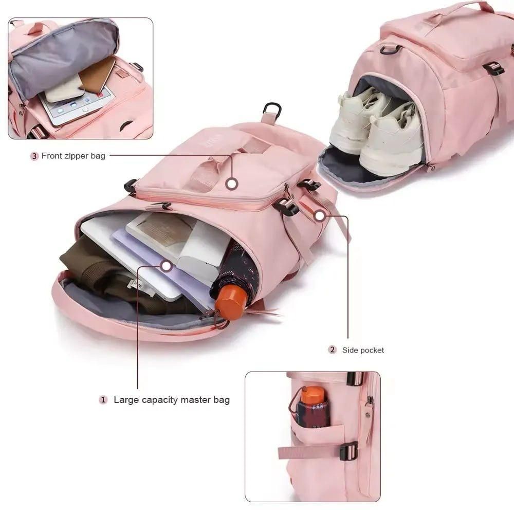 Durable travel bag for hiking, sports, and casual use